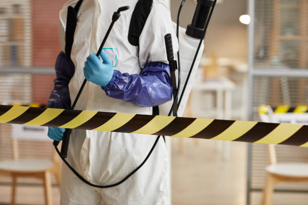 Professional Biohazard technician working in Weirsdale, FL